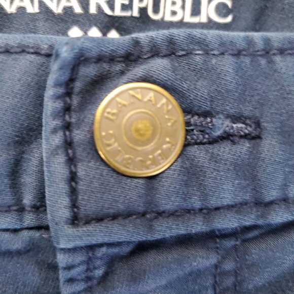 Banana Republic Jeans Mens 34x30 Navy Blue Travel Jean Athletic Fit Stretch - Picture 9 of 12